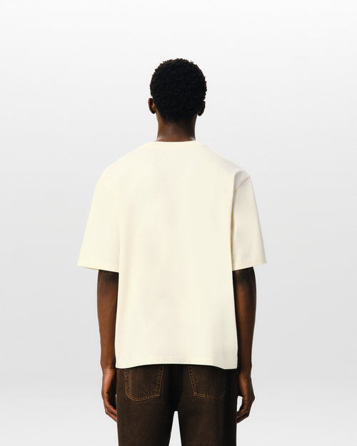 T-shirt blanc en coton patch Ami de Coeur - Homme - 5 - AMI Paris - Ami Paris