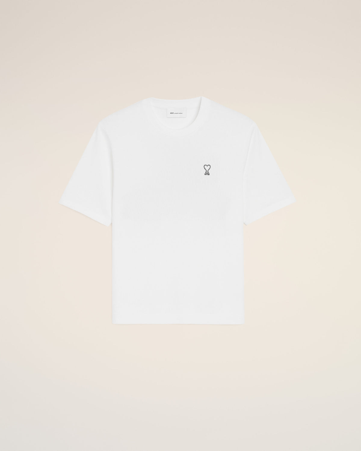 White cotton t-shirt with "Place des Victoires" print - 10
