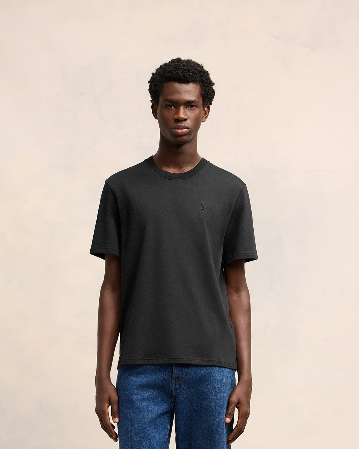 Black Ami De Coeur T-Shirt | AMI PARIS